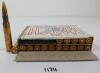 AMMO / BRASS: 17X .30 MATCH - 173GR - M72 LIVE / 3X BRASS