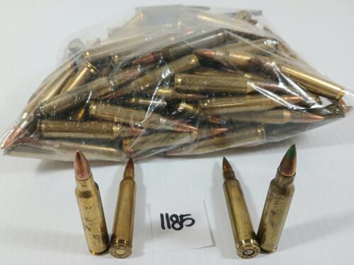 AMMO / BRASS: QTY OF MIXED .223 W/ COMPONENTS - 3LBS
