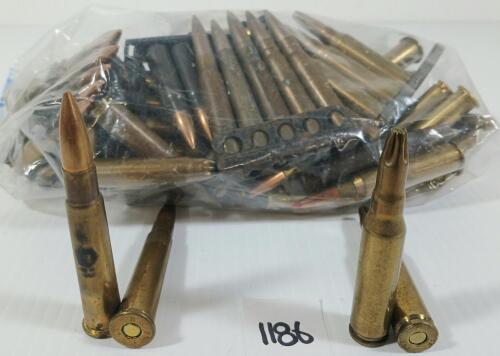AMMO: QTY OF MISC RNDS - INCL .38-70 WCF, .30-30 WIN, .30-06 SPRG, ETC - 5LBS