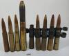 AMMO / BRASS: 8X LARGE RIFLE CAL RNDS LIVE / 1X BRASS