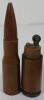AMMO / BRASS: 8X LARGE RIFLE CAL RNDS LIVE / 1X BRASS - 3