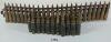 AMMO: 24X UNKNOWN MILITARY ISSUE MACHINE GUN RNDS LIVE / 23X BLANKS