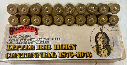 AMMO: 20X WINCHESTER .44-40CAL - 200GR - LITTLE BIG HORN EDITION