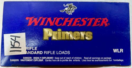 PRIMERS: APPROX 1000X WINCHESTER NO. WLR PRIMERS