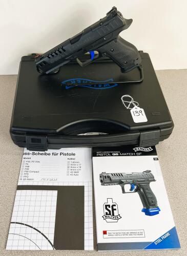 WALTHER Q5 MATCH SF IN 9X19MM - RESTRICTED