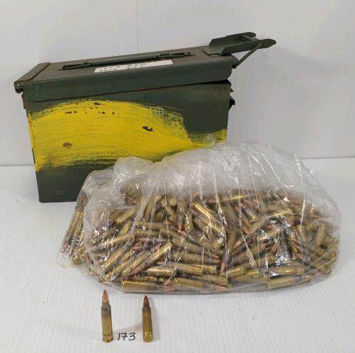 AMMO: QTY OF WINCHESTER .223 REM - 12LBS - INCL AMMO BOX