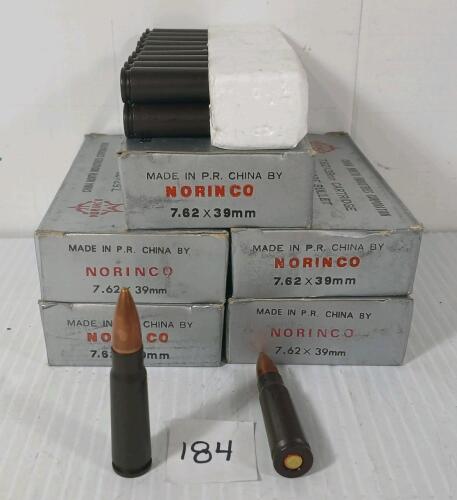 AMMO: 100X NORINCO 7.62X39MM