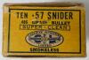 AMMO / BRASS: 6X CIL .57 SNIDER - 485GR LIVE / 1X BRASS - COLLECTABLE BOX - 5