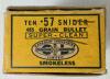 AMMO / BRASS: 6X CIL .57 SNIDER - 485GR LIVE / 1X BRASS - COLLECTABLE BOX - 7