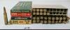 AMMO / BRASS: 31X DOMINION & REMINGTON .244 REM - 75 & 90GR - SP & PSP LIVE / 20X BRASS