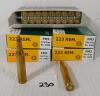 AMMO: 100X SELLIER & BELLOT .223 REM - 55GR - FMJ - 2