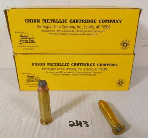 AMMO: 100X REMINGTON UMC .357 MAG - 125GR - JKTD