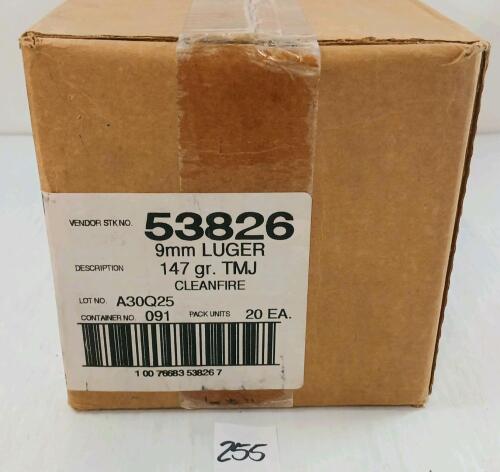 AMMO: 1000X CCI 9MM LUGER - 147GR - TMJ