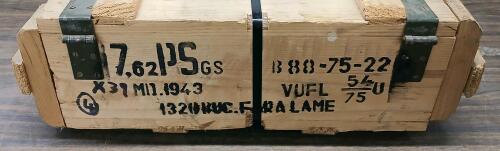 AMMO: CRATE OF SOVIET MILITARY 7.62X39MM