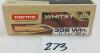 AMMO: 20X NORMA WHITETAIL .308WIN - 180GR