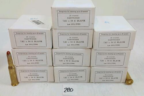 AMMO: 150X 7.62X54R BLANKS