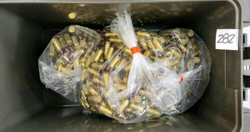 AMMO: QTY OF XMETAL 9MM - 124GR - RN - W/ CRATE
