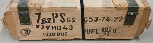 AMMO: CRATE OF SOVIET MILITARY 7.62X39MM