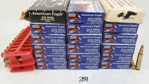 AMMO: APPROX 375X MIXED .223REM