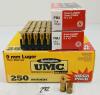AMMO: APPROX 150X MIXED 9MM LUGER - 115 & 124GR
