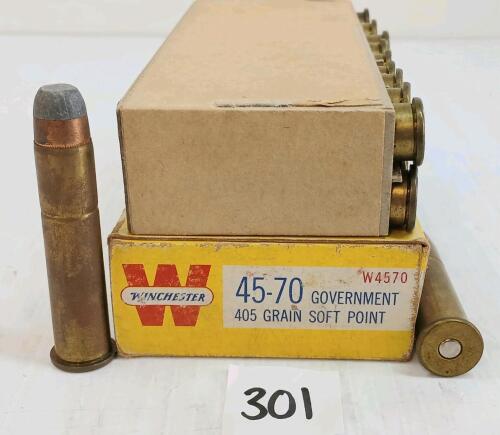 AMMO: 20X WINCHESTER .45-70GOV - 405GR - SP