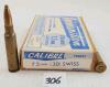 AMMO: 20X GLOBE FIREARMS 7.5MM