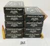 AMMO: 180X AMERICAN EAGLE .223REM - 55GR - FMJ