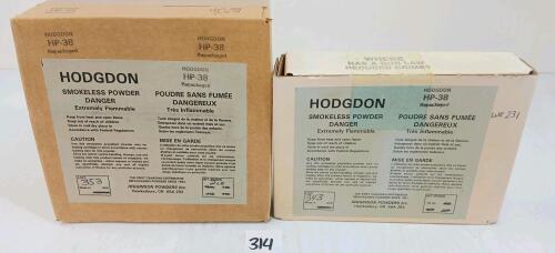 POWDER: 3LBS HODGDON HP-38 SMOKELESS POWDER