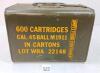 AMMO: 600X MILITARY .45BALL - W/ CRATE