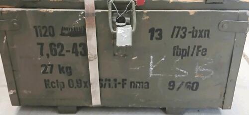 AMMO: 1120X CZECH MILITARY 7.62MM - W/ CRATE