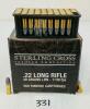 AMMO: 500X STERLING CROSS .22LR - 40GR