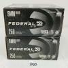 AMMO: 500X FEDERAL 9MM LUGER - 115GR
