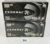 AMMO: 500X FEDERAL 9MM LUGER - 115GR