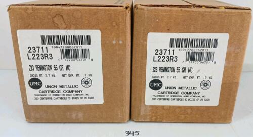 AMMO: 400X UMC .223REM - 55GR
