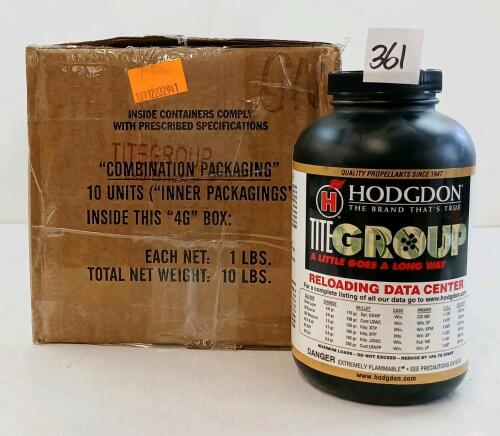 POWDER: 10LBS HODGDON TITE GROUP