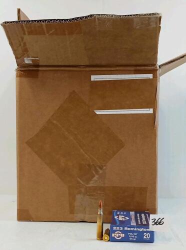 AMMO: 1000X PPU .223REM - 55GR - FMJ