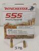 AMMO: APPROX 555X WINCHESTER .22 LR - 36GR - HP COPPER PLATED