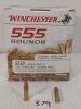 AMMO: APPROX 555X WINCHESTER .22 LR - 36GR - HP COPPER PLATED
