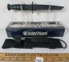 SMITH & WESSON BULLSEYE SEARCH & RESCUE TANTO SURVIVAL KNIFE W/ SHEATH - 3