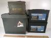 LOT OF 4 - AMMO BOXES