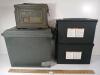 LOT OF 4 - AMMO BOXES - 2