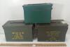 LOT OF 3 - AMMO BOXES