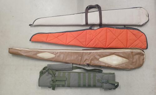 LOT OF 4 - SOFT GUN CASES &