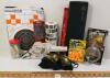 JOB LOT - CLEANING ACCESSSORIES, EAR PLUGS, SAFETY GLASSES, TARGETS, TARGET PASTER, ETC