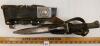 WWII GERMAN ARMY HEER BELT W/ POUCHES & BAYONET W/ SCABBARD