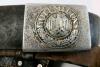 WWII GERMAN ARMY HEER BELT W/ POUCHES & BAYONET W/ SCABBARD - 2