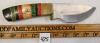 CHEROKEE STONE WORKS KNIFE W/ LEATHER SHEATH - 3