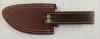 CHEROKEE STONE WORKS KNIFE W/ LEATHER SHEATH - 6