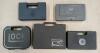 LOT OF 5 - HARD HANDGUN CASES