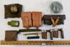 JOB LOT - MIXED MILITARY OILERS, POUCHES, MAG CLIPS, CLEANING KITS, ETC